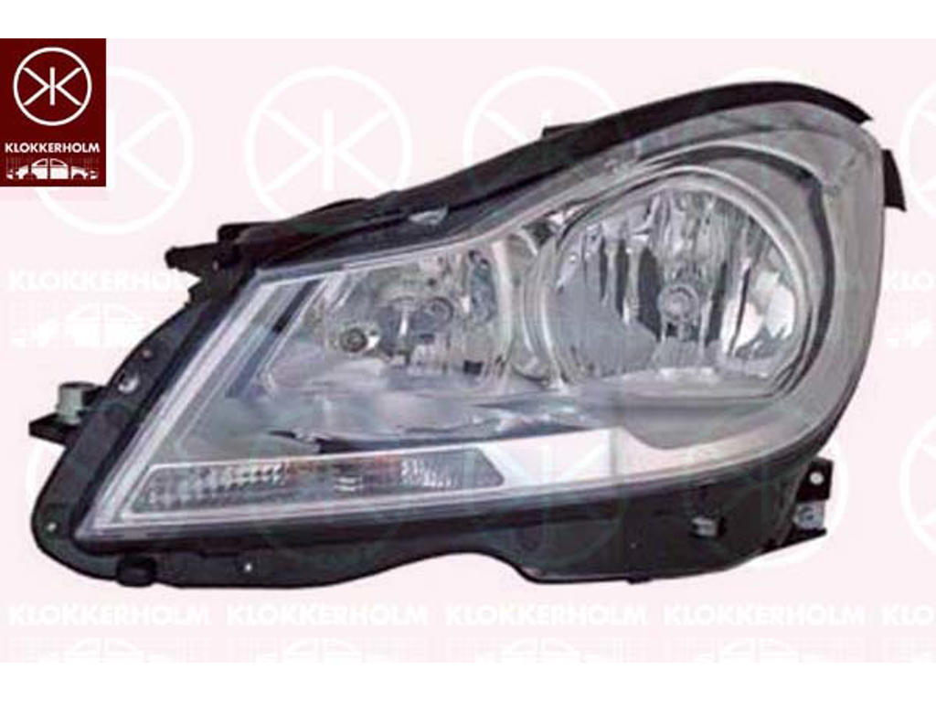 Headlight, Right, Illuminance [lx]: 25, H7/H7, with motor for headlamp levelling, Housing Colour: anthracite, Avantgarde