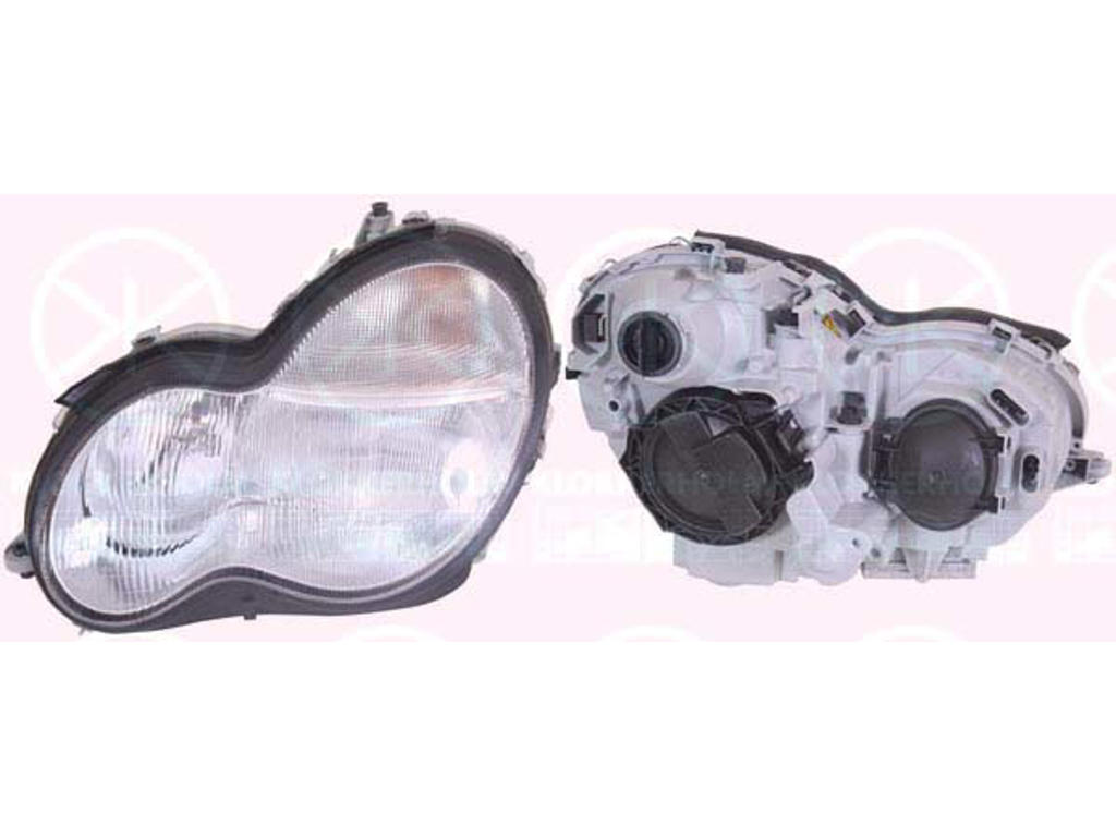 Headlight, Illuminance [lx]: 20, Left, Bi-Xenon, D2R (gas discharge tube), H7, with control unit for xenon, with motor for headlamp levelling, AL