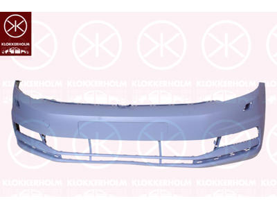 Bumper, w/primer, Front, with hole(s) for washer nozzle, Trim Level: FACELIFT