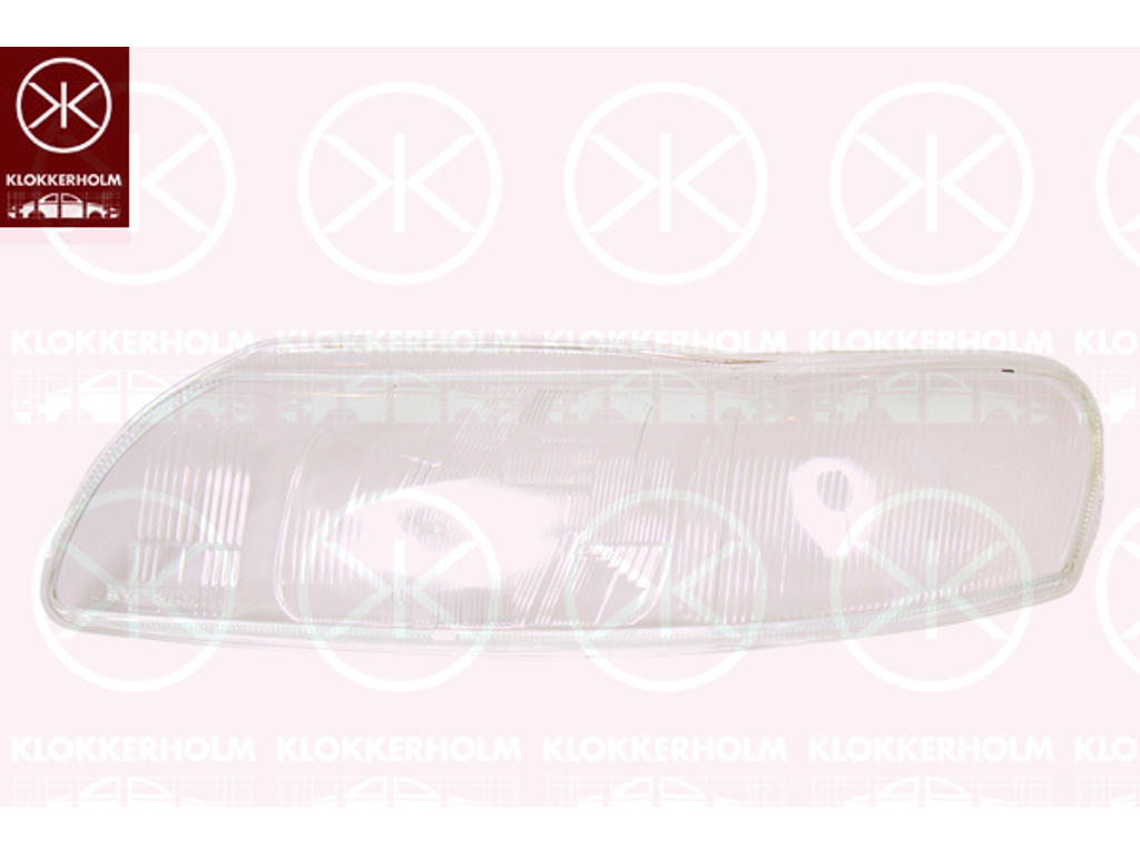 Diffusing Lens, headlight, without gasket/seal, Glass, H7/HB3, Left