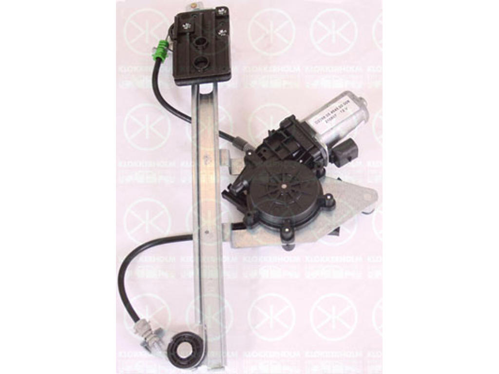 Window Regulator, Left Rear, Electric, without comfort function, with electric motor