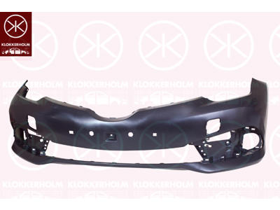 Bumper, Front, black, Trim Level: FACELIFT