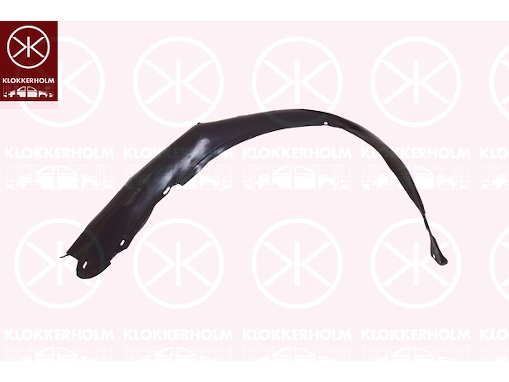 Liner, wheelhouse, Plastic, Left Front