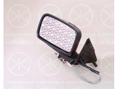 Exterior Mirror, Control: cable pull, Convex, Right