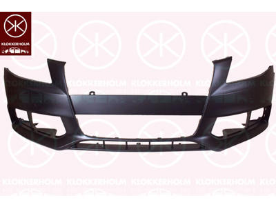 Bumper, w/primer, Front, without hole(s) for washer nozzle