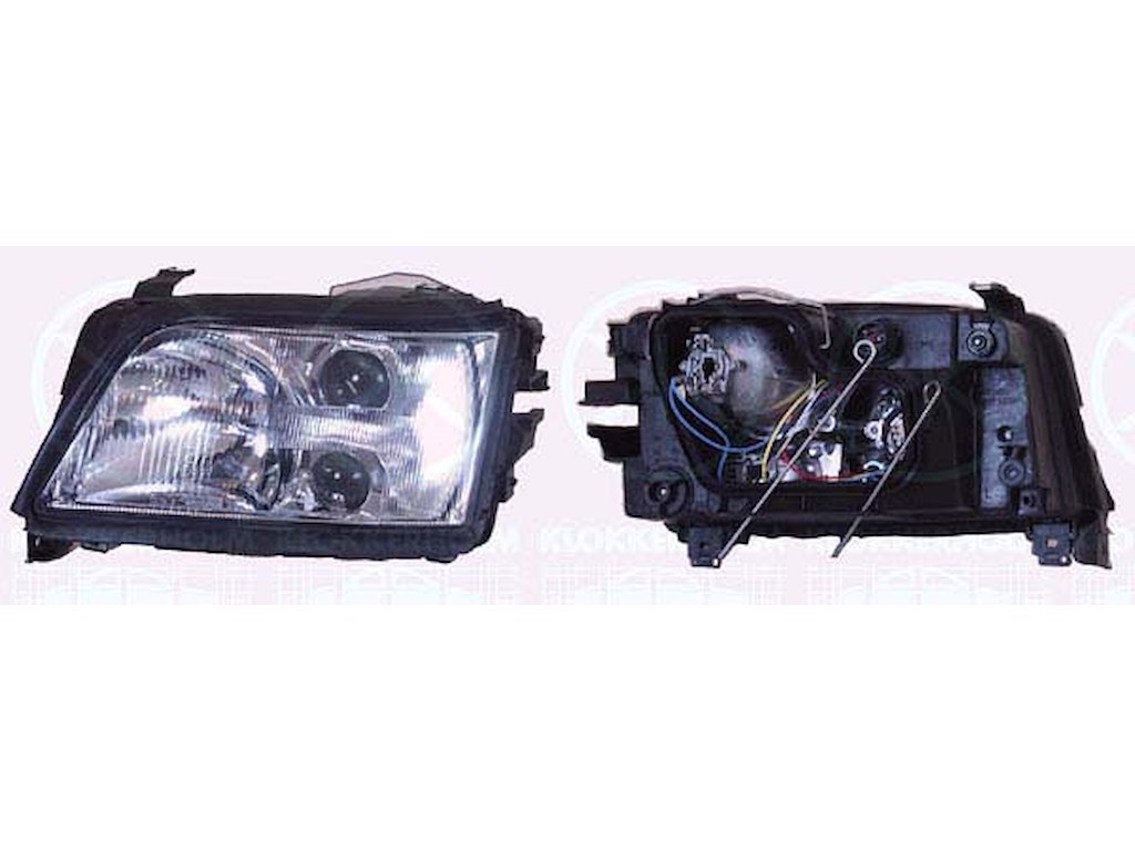 Headlight, H1/H1/H3, for vehicles with headlight levelling, T.Y.C, Right, Illuminance [lx]: 27.5
