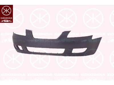 Bumper, w/primer, Front, black