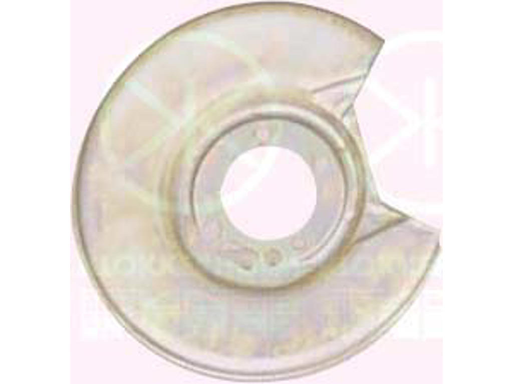 Bromssköld, Bakaxel vänster, Diameter 1/diameter 2 [mm]: 320/77, förzinkad