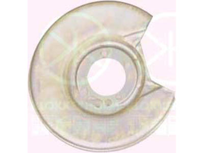 Bromssköld, Bakaxel höger, Diameter 1/diameter 2 [mm]: 320/77, förzinkad