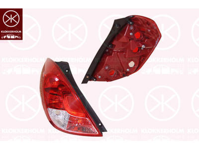 Tail Light Assembly, without bulb holder, Left