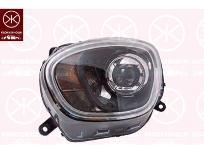 Headlight, Left, LED, PY21W, without LED control unit for indicators, without LED control unit for daytime running-/position ligh, AL