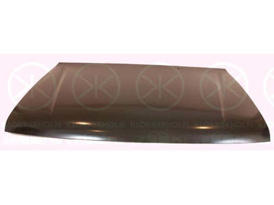 Bonnet, without hole(s) for emblems