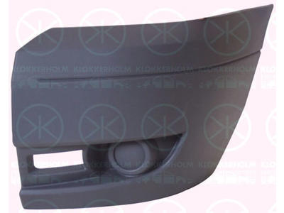Bumper, grey, Left Front, Outer section