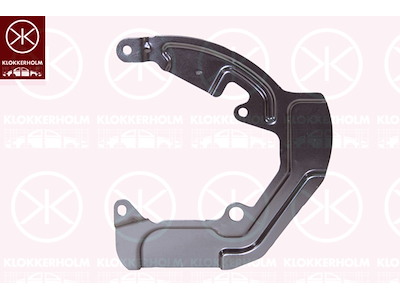 Bromssköld, framaxel vänster, förzinkad