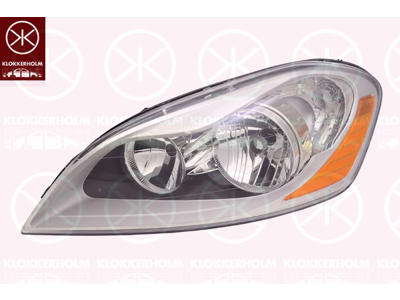 Headlight, Left, Illuminance [lx]: 30, H7/H9, with motor for headlamp levelling, Valeo