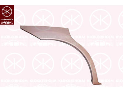Quarter Panel, 4-dr, Right Rear, Wheel Arch Border, Repair Panel
