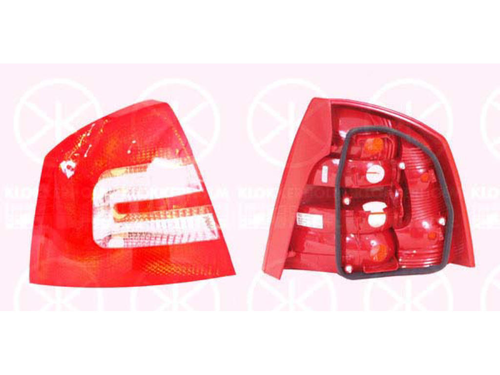 Tail Light Assembly, without bulb holder, Visteon, Left