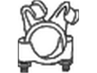 Clamping Piece, exhaust system
