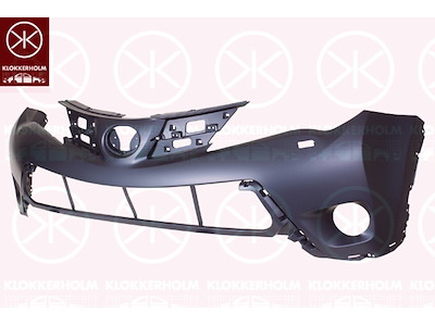 Bumper, Front, with hole(s) for washer nozzle, Upper section, w/primer