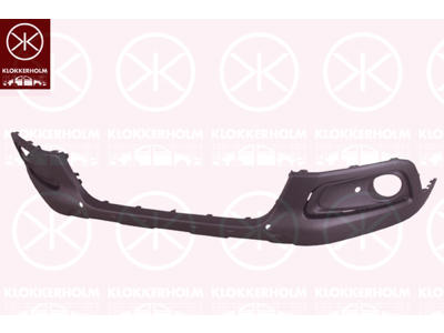 Bumper, Front, with hole(s) for fog lights, with hole(s) for park distance control, with holes for extensions