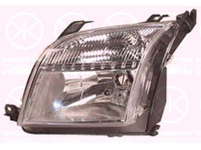 Headlight, H4, with motor for headlamp levelling, Left, Indicator Colour: white, Illuminance [lx]: 27.5