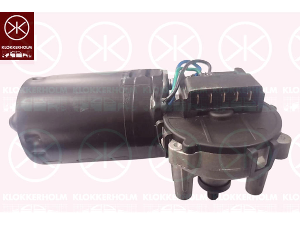 Wiper Motor, Front, with electric motor, Number of pins: 5, for left-hand drive vehicles