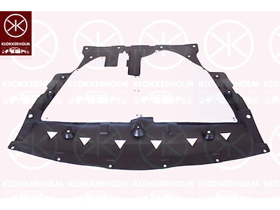 Engine Cover, Lower Section, with isolation tape