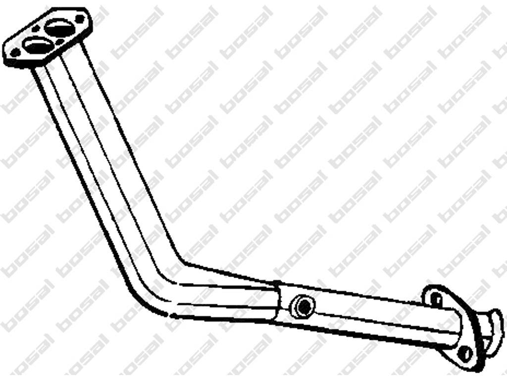Exhaust Pipe, See accessories list for additionally required parts:  