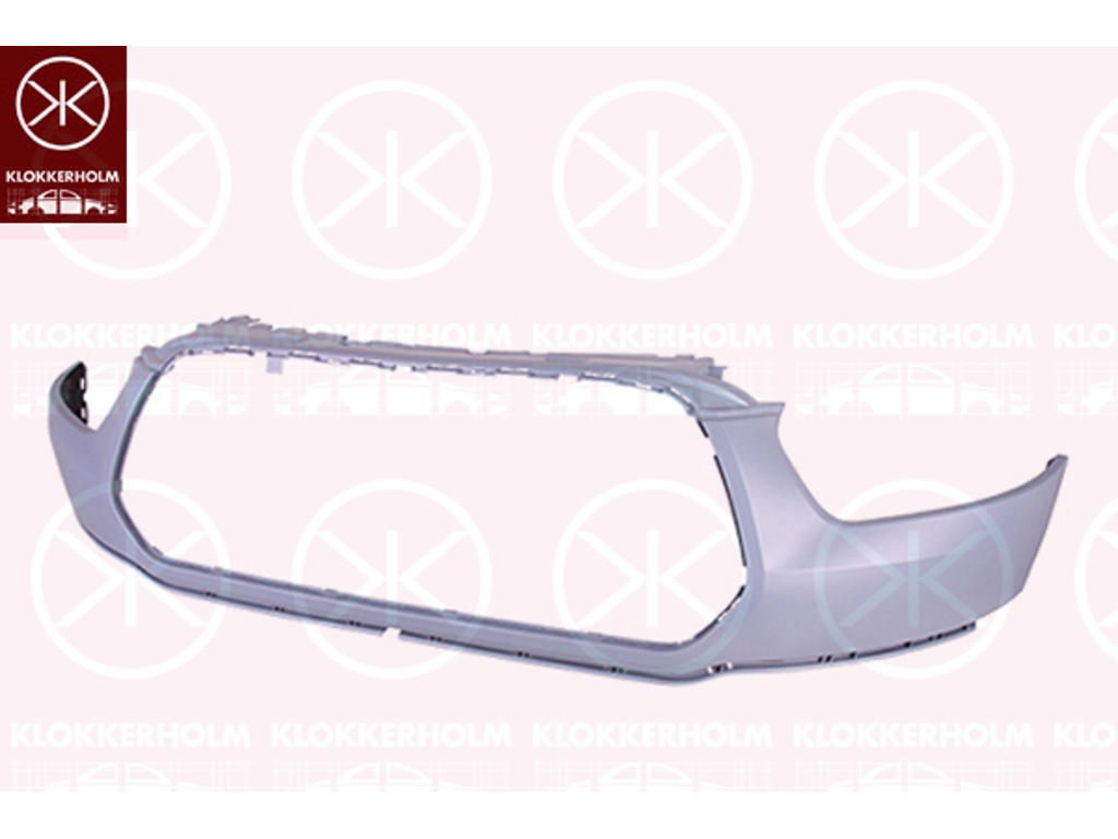Bumper, w/primer, Front, Upper section