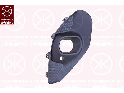 Ritilä, Eteen, oikea, reikä/reiät sumuvaloille