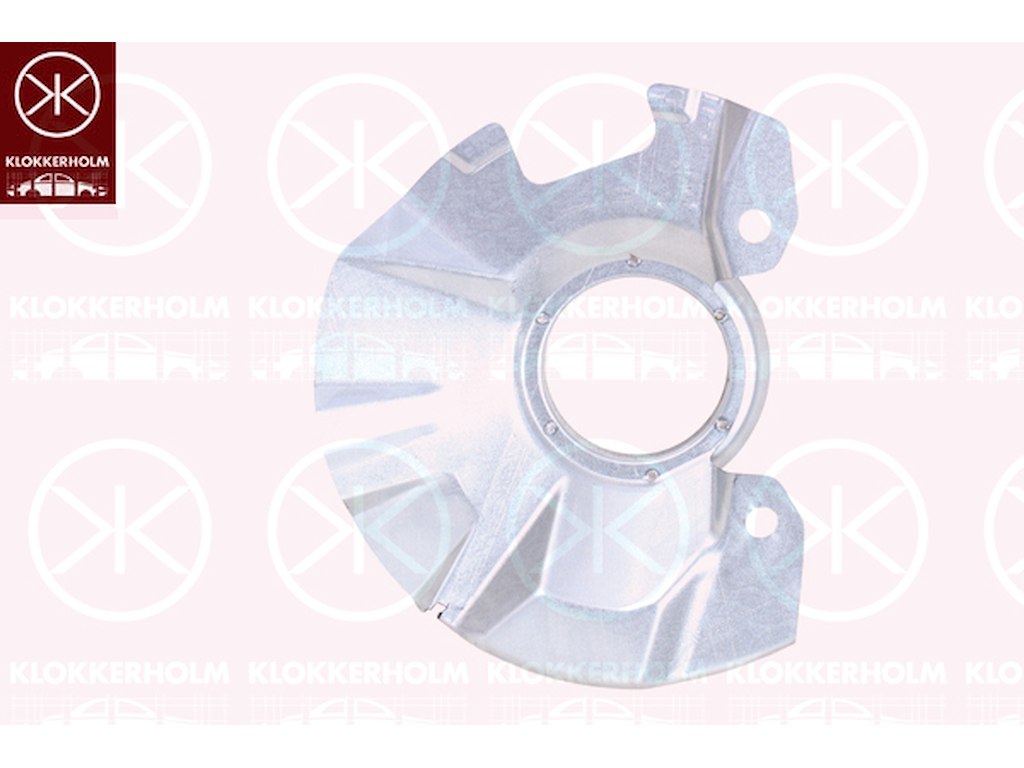 Splash Guard, brake disc, Front Axle Right