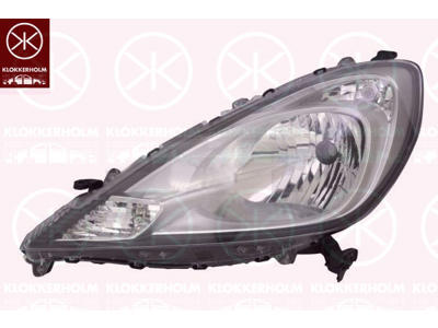 Headlight, Left, Illuminance [lx]: 17.5, H4, Stanley-type, without motor for headlamp levelling