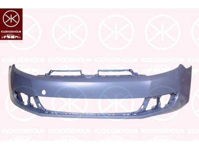 Bumper, Front, not for trim level: GTD,GTI,R-LINE, w/primer