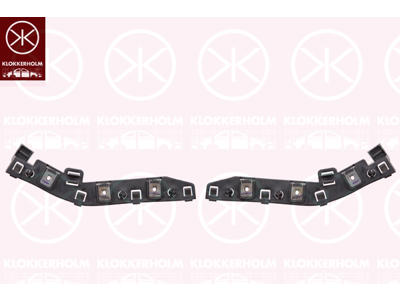 Mounting Bracket, bumper, Set, Front