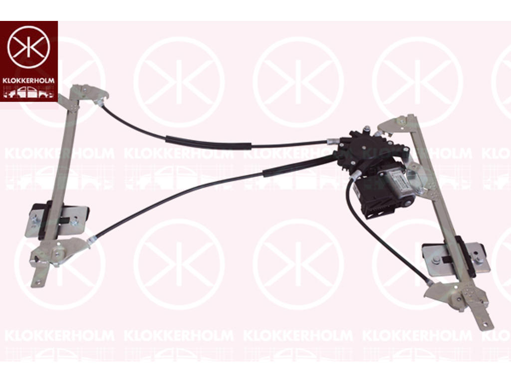 Window Regulator, with electric motor, with comfort function, Electric, Right Rear