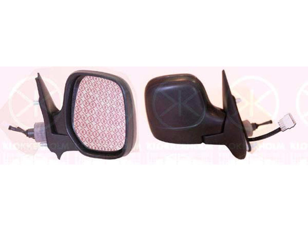Exterior Mirror, Control: cable pull, Convex, Heatable, Right