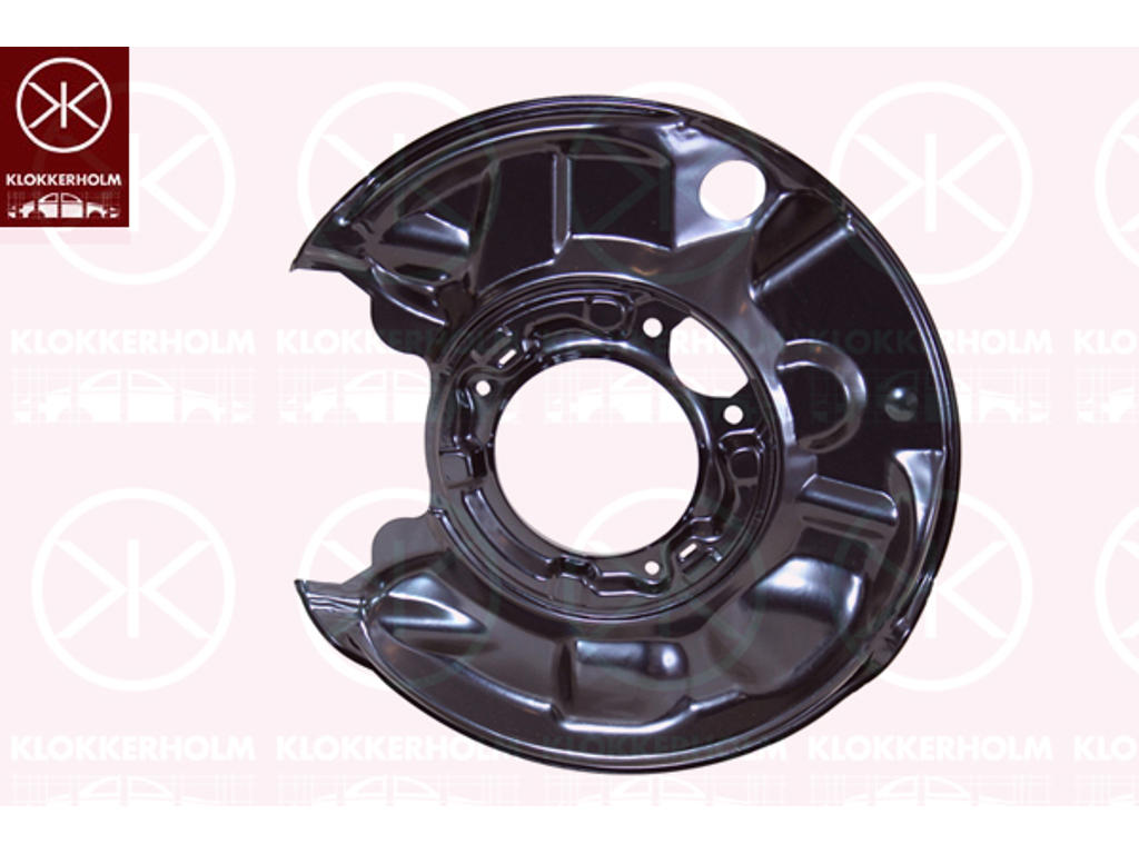 Splash Guard, brake disc, Rear Axle Left, Diameter 1/Diameter 2 [mm]: 350/100, Zinc-coated