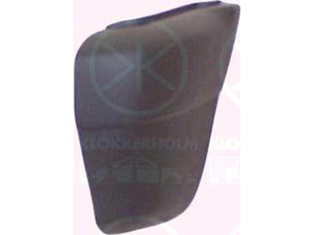 Bumper, grey, Right Front