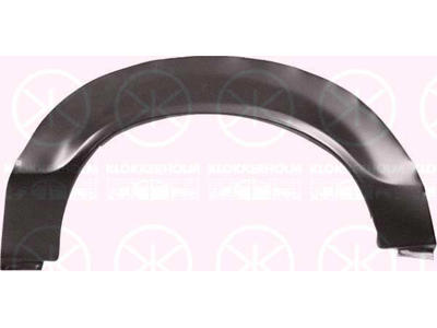 Quarter Panel, 2-dr, Wheel Arch Border, Repair Panel, Left Rear, Outer section