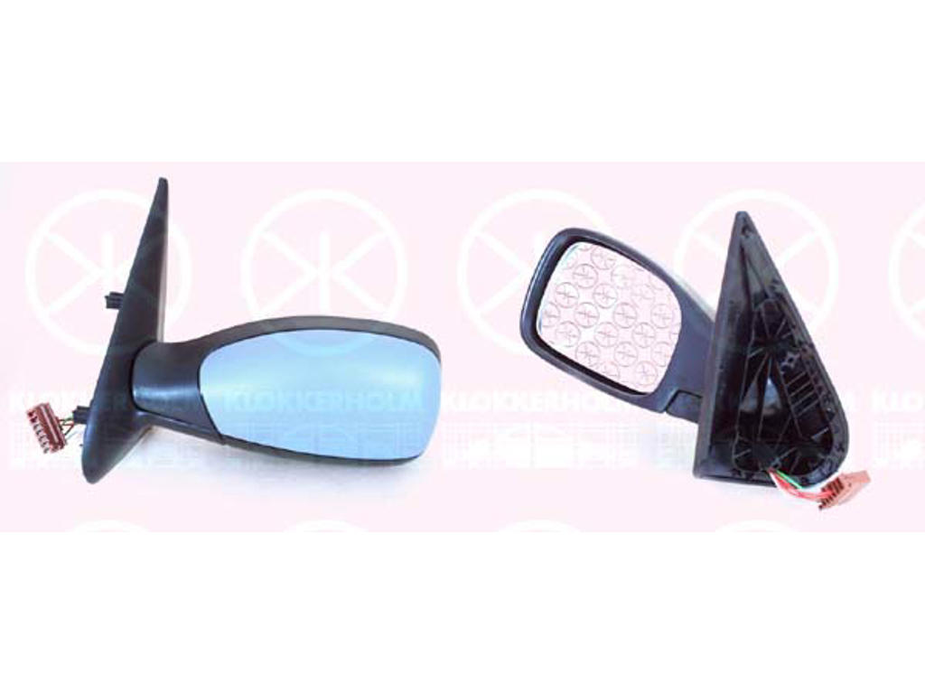 Exterior Mirror, for electric mirror adjustment, Plan, Heatable, Left