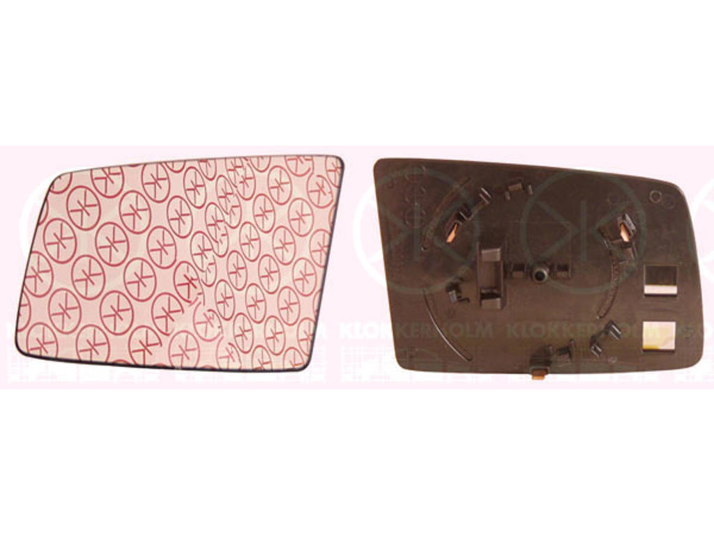 Зеркальное стекло, наружное зеркало, асферический, слева