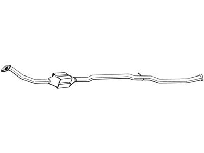 Catalytic Converter, with mounting parts, Emission Standard: Euro 2
