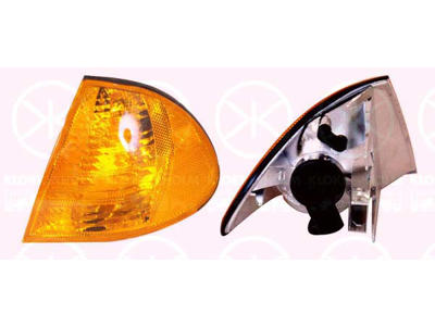 Blinker, med lamphållare, gul, Höger