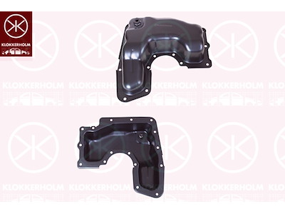 Oljetråg, underdel, stål