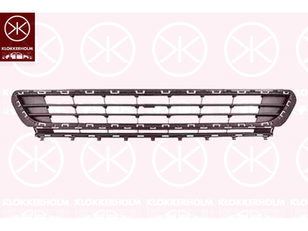 Решетка вентилятора, буфер, спереди, темно-серый