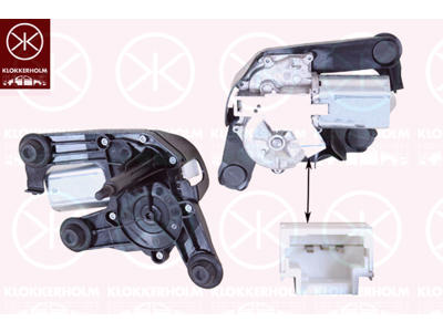 Wiper Motor, Rear, Voltage [V]: 12