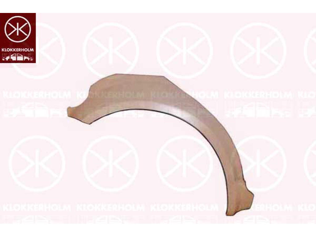 Quarter Panel, 4-dr, Right, Wheel Arch Border, Repair Panel