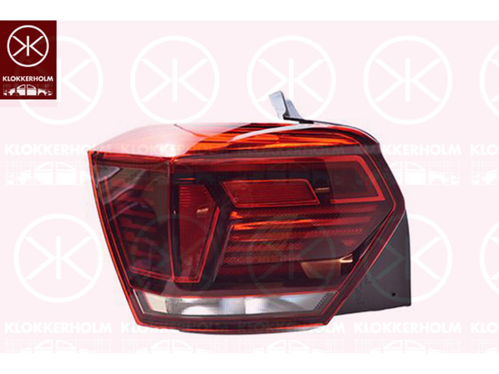 Baglygte, venstre, LED, uden lampeholder, P21W