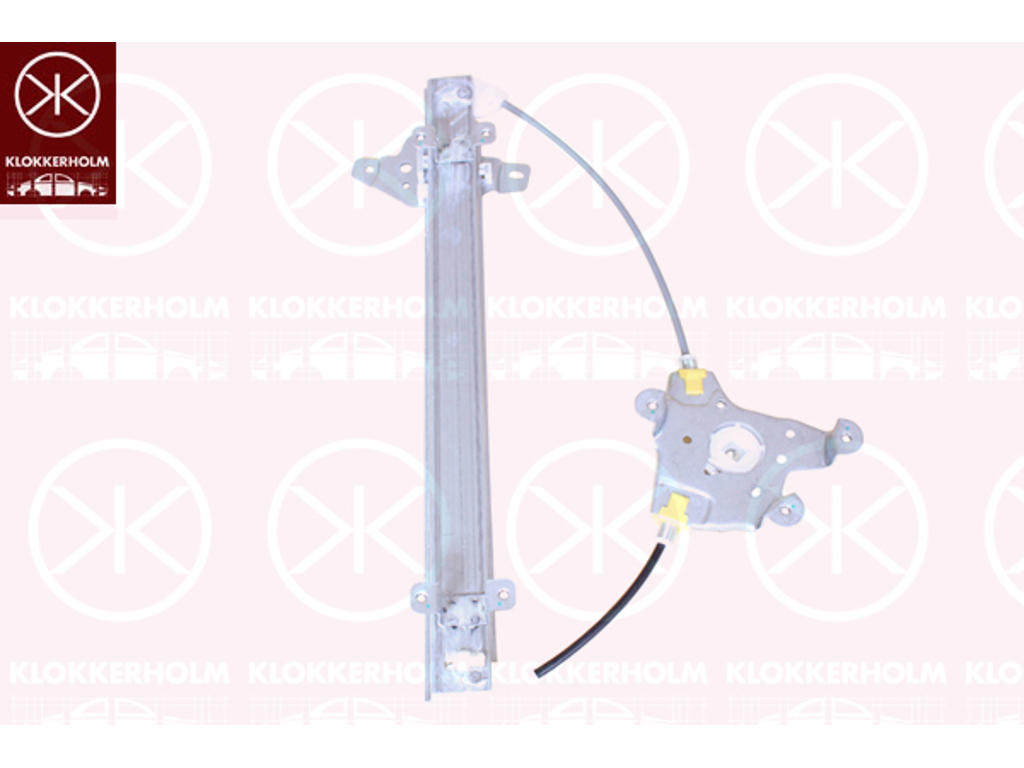 Window Regulator, without electric motor, Electric, Left Front