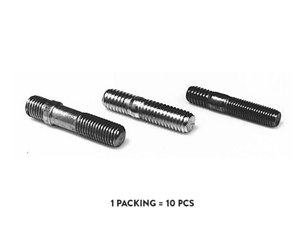Bult, avgassystem, "1 Pack=10 Pcs", Gängmått: M10, Diameter (mm): 1,25, Längd [mm]: 37